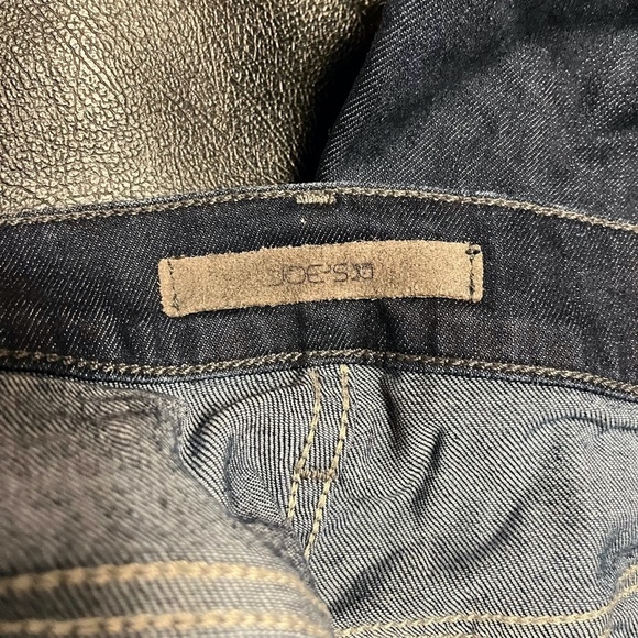 JOE'S SLIM FIT Dark Wash Stretch Distressed Blue Jeans Tencel Blend sz 32 x 29 - Picture 15 of 16